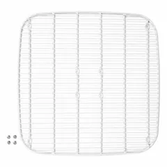 Metal OEM replacement screen guard designed for PORTACOOL Apex 1200 portable evaporative coolers. Provides a protective barrier for internal components, helping to prevent debris ingress and accidental contact with the fan and motor assembly.