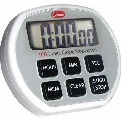 COOPER ATKINS Digital Timer: Hanger and Magnet Mount/Memory Recall - Digital Timers