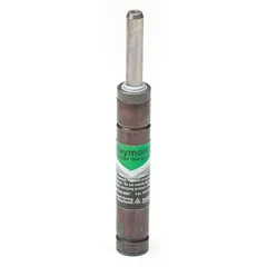 Gas spring providing 44 lbf force with 6 45/64 in extended length and M6 rod thread size. End fittings are not included. Used for controlled lifting and damping in industrial equipment such as machine guards, access panels, and conveyor covers.