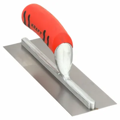 KRAFT TOOL Square End Trowel: Blade Material Carbon Steel, Blade Shape Square - Square-End Finishing Trowels