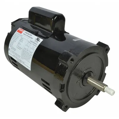 Dayton Motor: 1/2 hp, 115/230V AC, Compatible Pump Straight Centrifugal - Motors for Self-Priming Centrifugal Pump