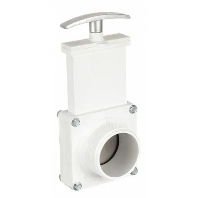 VALTERRA 2 in PVC Rising Stem Gate Valve - Rising Stem PVC General Purpose Gate Valves