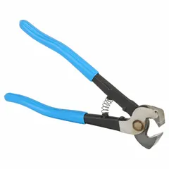 This tile nipper features carbide cutting edges and a straight design for scoring and snapping tile edges. With a 1/2 in cutting length, center spring, and plastic handle, it is suited for cutting and shaping ceramic, porcelain, or stone tiles during installation or repair.