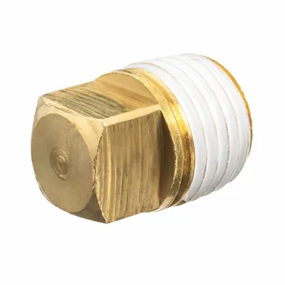 OEM APPROVED VENDOR 1 1/4 in NPT Threaded Solid Plug - Threaded Low-Pressure Pipe Fittings for Potable Water with Thread Sealant