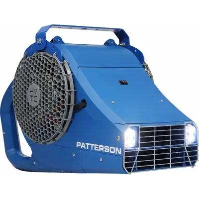 PATTERSON Mounted Fan: 277V AC, 1/2 hp Motor HP, Ceiling/Wall Mount, Non-Oscillating - High-Velocity Industrial Wall-Mount Fans