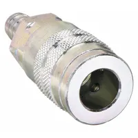 DIXON VALVE & COUPLING Quick Connect Hose Coupling: 3/8 in Body Size, 3/8 in Hose Fitting Size, Male (MPN 3FS3)