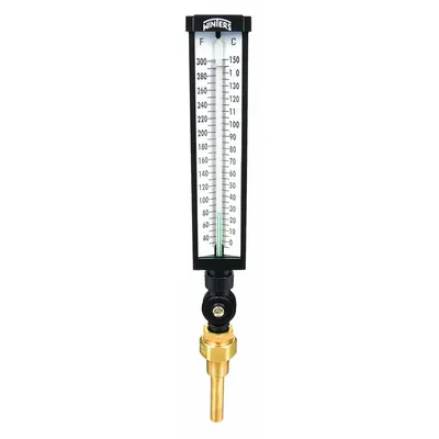 WINTERS Lead-Free Adjustable-Angle Thermometer with Thermowell, TIM105ALF