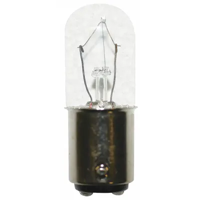 OEM APPROVED VENDOR C249-1 T6 BA15d Incandescent Bulb, 12V AC, White - BA15d Double-Contact Bayonet Base Lamps