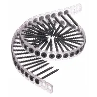 Drywall Screw: Drywall Screw, #6 Screw Size, 1 5/8 in Lg, Steel, Bugle, Phillips, 1,000 PK (MPN 06A162W)