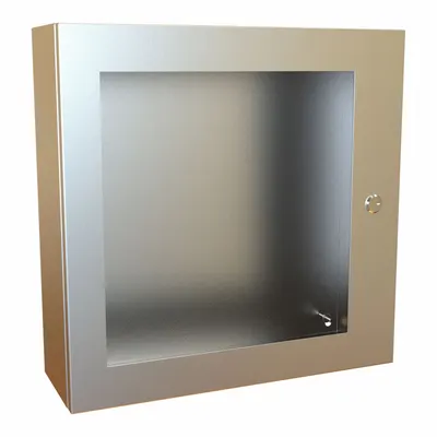 HAMMOND Electrical Enclosure: Stainless Steel, 20 in x 20 in x 6 in, NEMA 12/13/3R/4/4X - Stainless Steel Enclosures