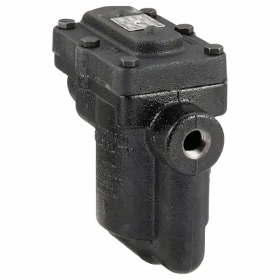 BELL & GOSSETT Steam Trap: Cast Iron, 1/2 in FNPT, 1,200 lb/hr, 75 psi Max., 450°F Max. - Standard Inverted-Bucket Steam Traps