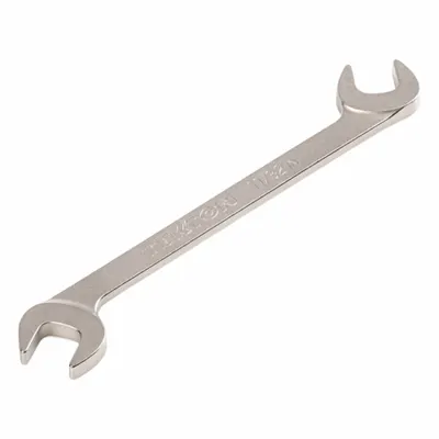 TEKTON Open End Wrench: Chromium Molybdenum Steel, Satin, 11/32 in Head Size - SAE, Double End, Open End Wrenches
