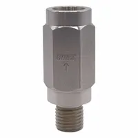 RAY Pressure Gauge Snubber: Stainless Steel, Piston, Stainless Steel, 6,000 psi Max. Pressure (MPN 055SS)