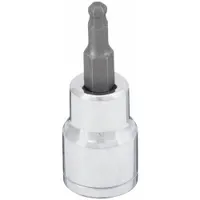 WESTWARD Socket Bit: 3/8 in Drive Size, Hex Tip, 7/32 in Tip Size, 1 7/8 in Overall Lg, Fixed Insert