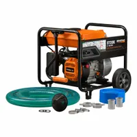 GENERAC Engine Driven Pump: 2 in MNPT, 2 in MNPT, 1/4 in Max. Dia. Solids, 108 ft Max. Head, Generac (MPN ST20K)