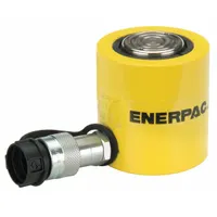 ENERPAC Hydraulic Ram: Single Acting, 20 ton Nominal Capacity, 1 in Nominal Stroke Lg, Steel (MPN RCS201)