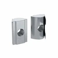 Roll In T-Nut: 1/4"-20 Size, For 0.4 in Slot Wd, 15 Series/40 Series, Single Center, Steel, 4 PK (MPN 09602U1/4F)