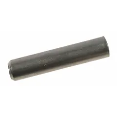 Steel elastic pin designed as a replacement part for pallet jacks. Used to secure components within the jack assembly during material handling operations in warehouses and industrial facilities.