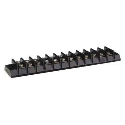 OEM Surface Mount Barrier Strip, 12 Poles, 22-12 AWG, 20 A - Surface Mount Barrier Strips