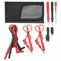 POMONA Test Lead Kit: CAT III 300V, Alligator Clip/Spade Lug/Std Probe/Test Clip, 1,000 V Max Volt (MPN 5543B)