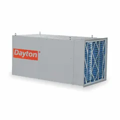 This woodworking air filtration system captures airborne dust, sawdust, and wood particles generated during cutting, sanding, and routing operations. It delivers 1,800 cfm of airflow to help maintain cleaner air in workshops and industrial woodworking facilities.
