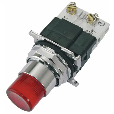 EATON Illuminated Push Button: Illuminated, Extended Profile, Metallic, 30 mm - Illuminated Extended-Length Push Buttons