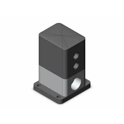 SMC Chemical Liquid Valve: 1/2 in, Air to Air, Fail Closed, PFA, 1/2 in NPT - High-Purity Pneumatically-Actuated Diaphragm Valves