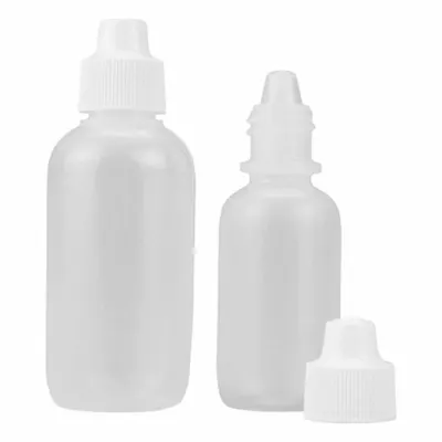 QORPAK Dispensing Bottle: LDPE, 60 mL, 2 fl oz, No Label, Closure Included, Dispensing - LDPE Dropper Bottles