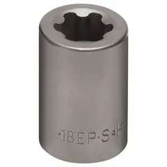This 1/2" drive Torx Plus hand socket features a 6-point, EP18 socket size. It is designed for fastening and loosening Torx Plus fasteners in environments where sparking must be avoided, such as oil refineries, chemical plants, or grain facilities.
