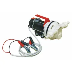 This pump-only kit is designed for transferring diesel exhaust fluid (DEF) from drums or containers. It features a 1/10 hp motor, polypropylene construction, and operates on 12 V DC with a maximum flow rate of 8 gpm. Suitable for use in facilities requiring DEF for selective catalytic reduction systems.