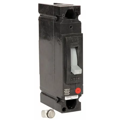 GE Molded Case Circuit Breaker: 25 A Amps, 14kA at 277V AC, Fixed, Line/Load Lug - TED-, TEHD-Frame GE Molded Case Circuit Breakers