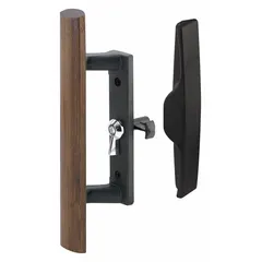 This recessed handle for sliding doors measures 9 inches in height and 2 1/8 inches in width. It is designed for flush-mount installation on sliding doors in applications such as machine enclosures, equipment cabinets, and facility partitions.