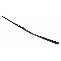 Black side trim strip, 8 ft. 2-1/2cm length. Designed for use with Dayton models 6W046B, 6W047B, 6W048B, and 6W049B. Commonly used in material handling equipment to provide edge protection or a finished appearance on panels and frames.