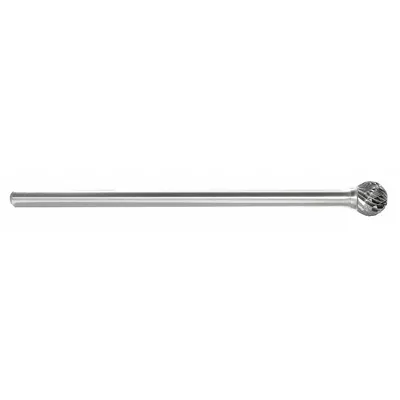 OEM Carbide Bur: Ball, SD-5L6, Double Cut, 1/2" Head, 1/4" Shank - Double-Cut Ball Burs