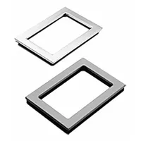 HOFFMAN Enclosure Window Kit: 19 1/2 in Frame Ht, 13 1/2 in Frame Wd, 17 in Window Ht, Polycarbonate (MPN APWK1711NFSS)