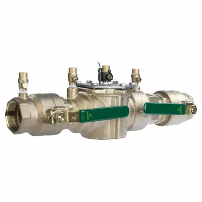 Watts Modular compact design: LF007, 2 in Pipe Size, FNPT x FNPT, 19.5 in Overall Lg - Watts Double Check Backflow Preventers