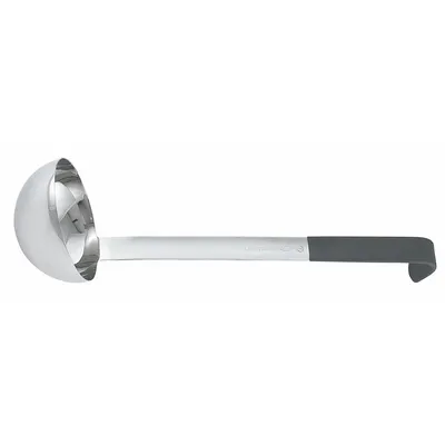 VOLLRATH Jacob's Pride Ladle: 5 oz Capacity, Stainless Steel, Black, NSF Certified - Ladles