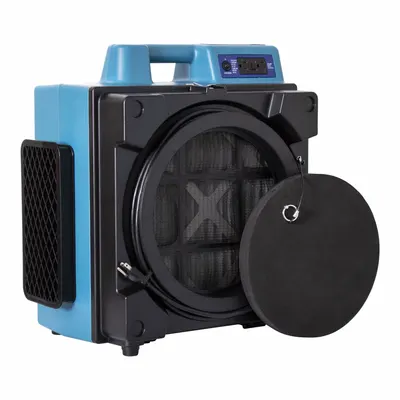XPOWER Negative Air Machine: ABS, Particulate Filtration, 750 cfm Airflow, 750 cfm Max Airflow - Impact-Resistant Plastic Negative Air Machines