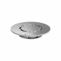 BESTCARE Grate: Round, Stainless Steel, Satin, 4 7/8 in Overall Dia, 3/4 in Overall Ht (MPN WHDG-5RD-WATTS)