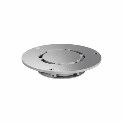 BESTCARE Grate: Round, Stainless Steel, Satin, 4 7/8 in Overall Dia - Institutional Floor Drain Grates