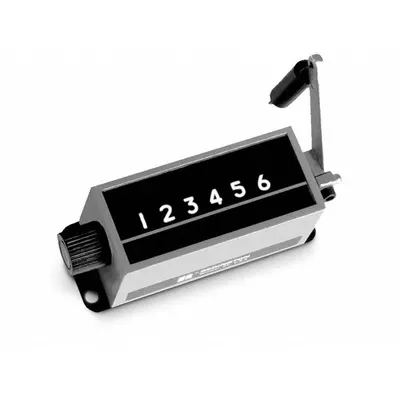 TRUMETER Electromechanical Counter: Top Coming (TC), Base Mounting - Mounted Mechanical Counters