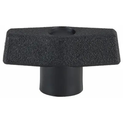 INNOVATIVE COMPONENTS Hand Knob: T, Plastic w/ Steel Thread, 3/8"-16 Thread - T-Handle Knobs with Threaded Hole