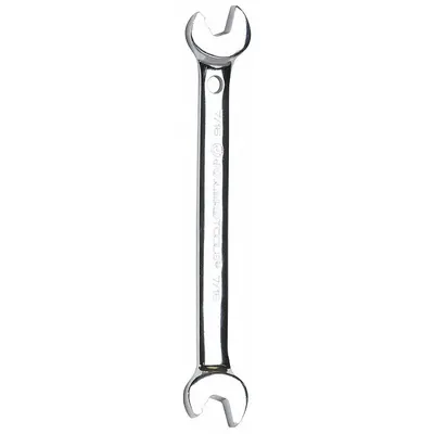 JONARD TOOLS Open End Wrench: Alloy Steel, Chrome, 7/16 in Head Size, 6 1/2 in Overall Lg - SAE, Double End, Open End Wrenches