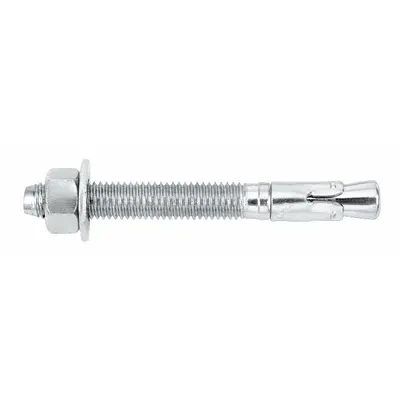 DEWALT Wedge Anchor: 4 1/4 in Overall Lg, 3/4 in Dia, 3/4"-10 Thread Size, 1 3/4 in Thread Lg - Steel Wedge Anchors