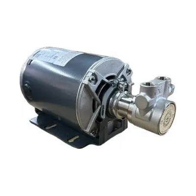 FLUID-O-TECH Rotary Vane Pump: Direct Drive, 1/4 hp, 115/230V AC, Stainless Steel Body - Stainless Steel Body Rotary Vane Pumps