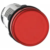 SCHNEIDER ELECTRIC Pilot Light: 22 mm Panel Mounting Hole Dia, LED, Red, XB7 (MPN XB7EV04MP)