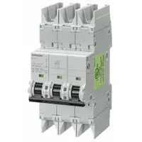 SIEMENS IEC Miniature Circuit Breaker: 25 A Amps, 125V DC, 10kA at 277/480V AC, Screw Clamp (MPN 5SJ43258HG42)