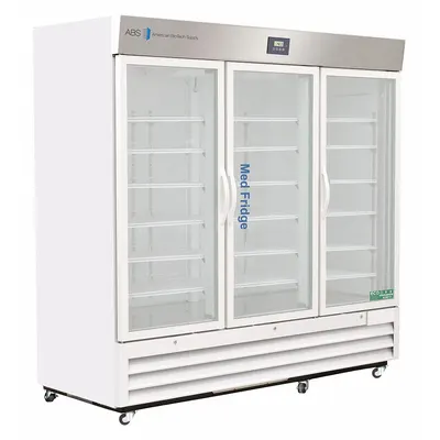 AMERICAN BIOTECH SUPPLY Lab Refrigerator: 72 cu ft, Upright, 2°C to 7°C, 34 in Overall Dp - Pharmacy & Vaccine Refrigerators