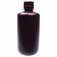 APPROVED VENDOR Reagent Bottle: HDPE, 32 fl oz, 1 L, Amber, 38-415 mm Screw Closure Size, Unlined (MPN 33429)