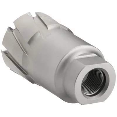 MILWAUKEE Annular Cutter: 1 9/16 in Cutter Dia, 2 in Max Cutting Dp, Pilot Pin Included - Two-Piece Alternate-Tooth Carbide-Tipped Annular Cutters